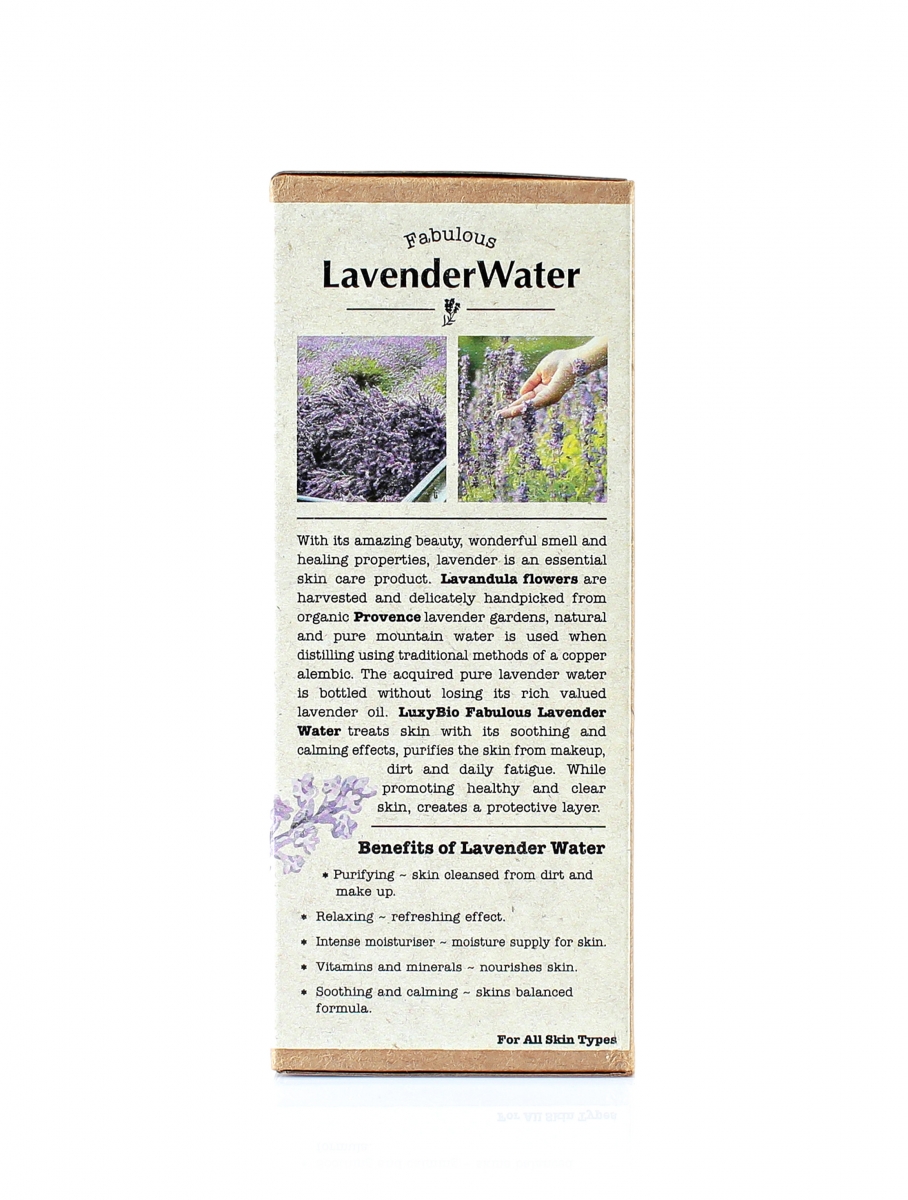 Natural, Pure Lavender Water 200 ml - Thumbnail
