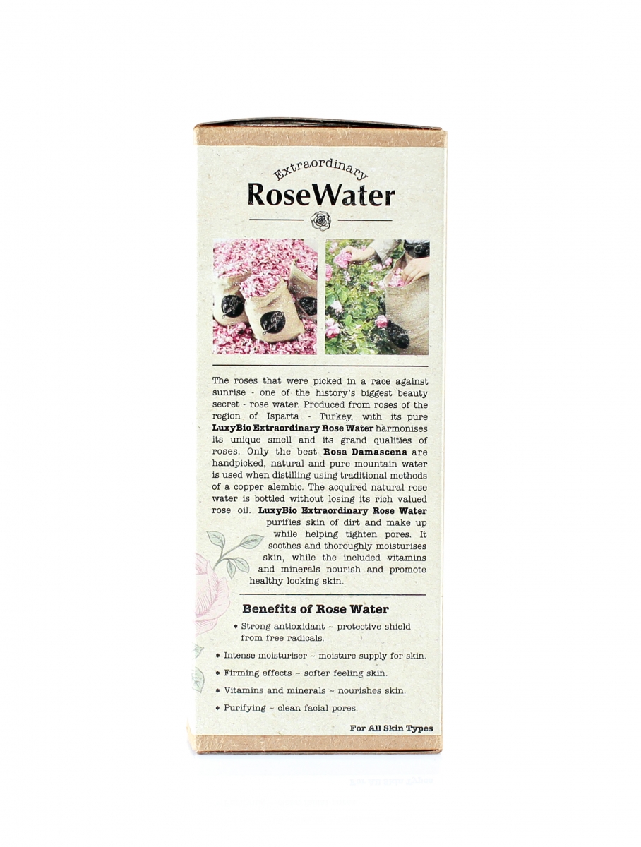 LuxyBio Rose Water 200 ml - Thumbnail