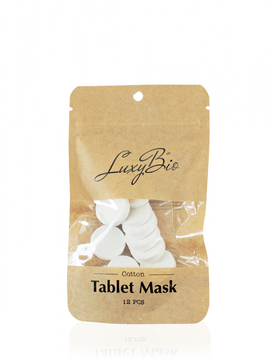 Luxy Bio - Sıkıştırılmış Tablet Yüz Maskesi 12 adet